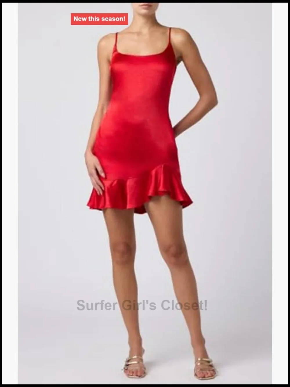 Lulus Sullivan Ruffle Mini Dress Sleeveless V-Neck Party